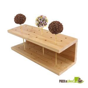 Picture of Packnwood 210SPOP8 Bamboo Cakepop Holder - 7.9 x 2.75 in.