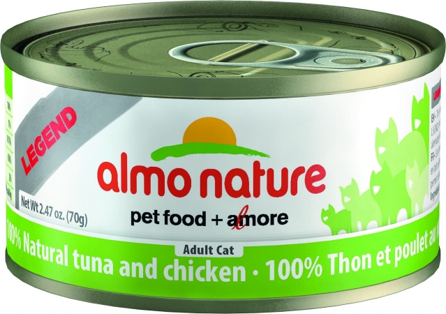 Picture of Almo Nature USA 106012 2.47 oz Nature Legend 100 Percent Natural Tuna & Chicken Adult Canned Cat Food&#44; Case of 24