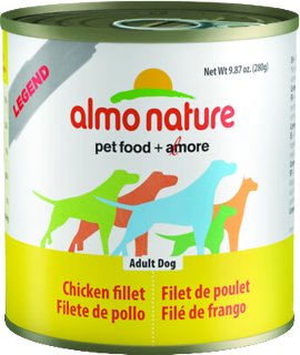 Picture of Almo Nature USA 106035 9.87 oz Nature Legend Chicken Fillet Adult Canned Dog Food&#44; Case of 12