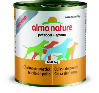 Picture of Almo Nature USA 106038 9.87 oz Nature Legend Chicken Drumstick Adult Canned Dog Food&#44; Case of 12