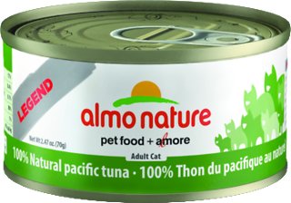 Picture of Almo Nature USA 106042 2.47 oz Nature Legend 100 Percent Natural Pacific Tuna Adult Canned Cat Food&#44; Case of 24