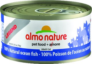 Picture of Almo Nature USA 106045 2.47 oz Nature Legend 100 Percent Natural Ocean Fish Adult Canned Cat Food&#44; Case of 24