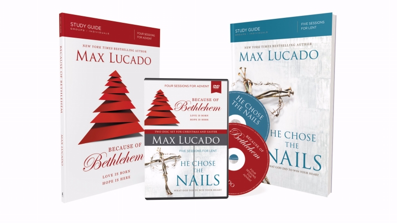 Picture of Nelson-Nelson Books 96829 Because of Bethlehem-He Chose The Nails Study Guide with DVD&#44; Curriculum Kit by Max Lucado