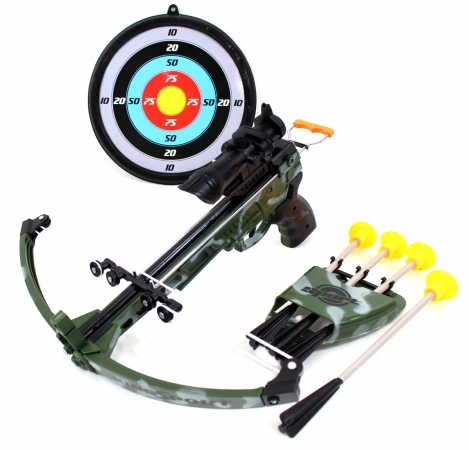 Picture of AZ Trading & Import PS881L Military Toy Crossbow Set & Target