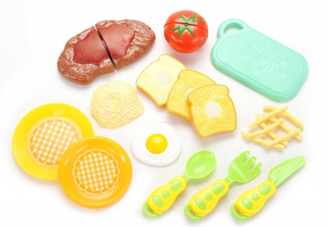 Picture of AZ Trading &amp; Import PSB11 Kitchen Fun Steak &amp; Egg Dinner Cutting Food Playset