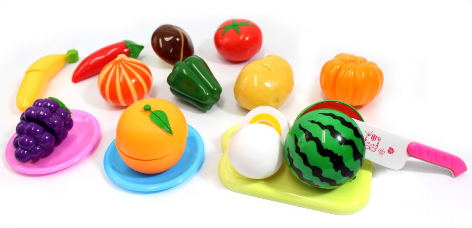 Picture of AZ Trading &amp; Import PSB22 Fun Kitchen Fruits &amp; Vegetables Cutting Playset