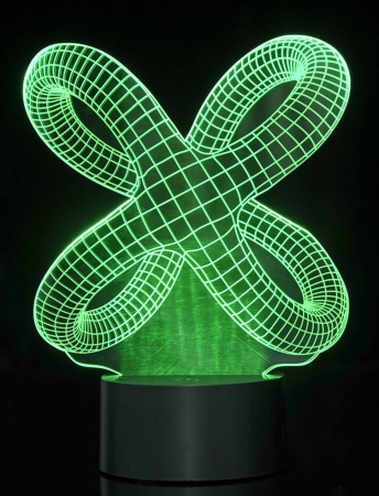 Picture of AZ Import TG2870 Optical Illusion 3D Crisscross Rings Lighting