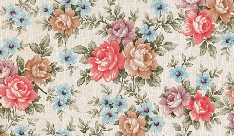 Picture of Fablon TFAB10224 Romance Floral Adhesive Film - Set of 2