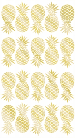 WallPops TWPK1908 Pineapple Wall Art - Set of 2