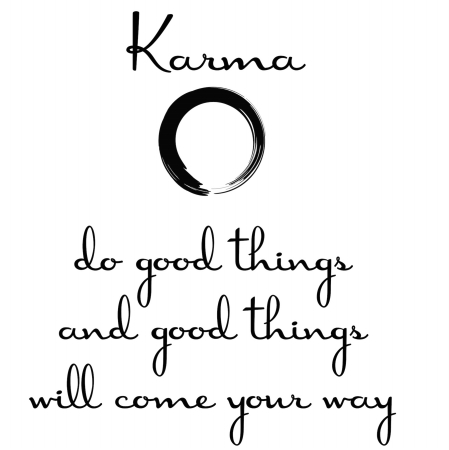 WallPops DWPQ2100 Karma Wall Quote