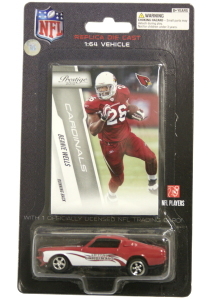 Picture of Press Pass 6902862972-10BW Arizona Cardinals Beanie Wells 1-64 Mustang with Trading Card