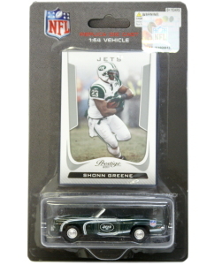 6902863015-11SG New York Jets Shonn Greene 1-64 Chevy Camaro with Trading Card