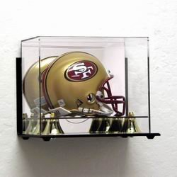 Picture of Polynex AD46 Deluxe Acrylic Mini Football Helmet Display Case - Wall Mountable