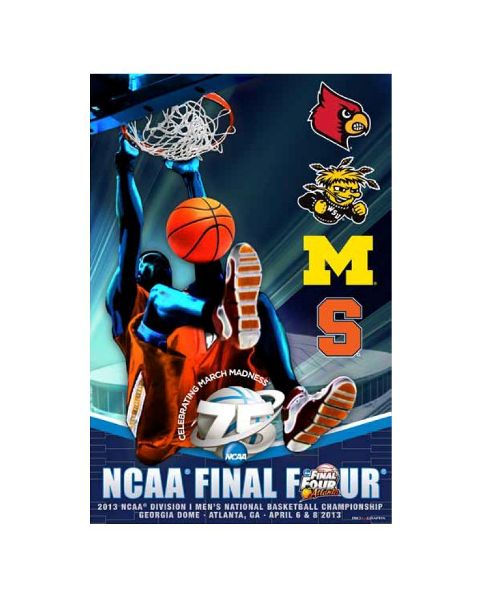 MFF61-PO NCAA Final Four Poster-2013 Offici