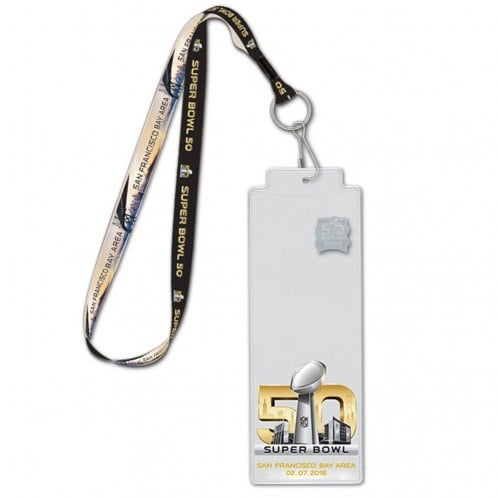 Super Bowl 50 Credential Holder/Lanyard
