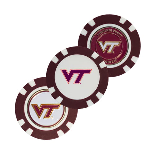 Virginia Tech Hokies Golf Chip with Marker