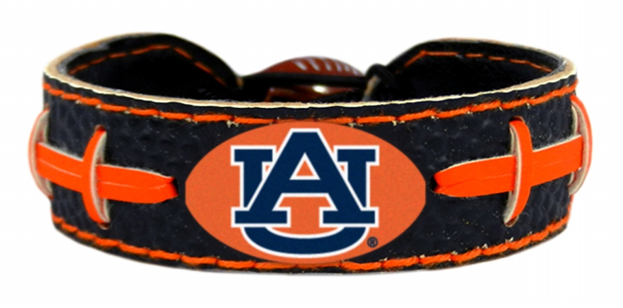 Picture of Auburn Tigers Team Color Football Bracelet