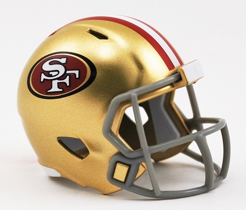 San Francisco 49ers Helmet  Pocket Pro Speed Style