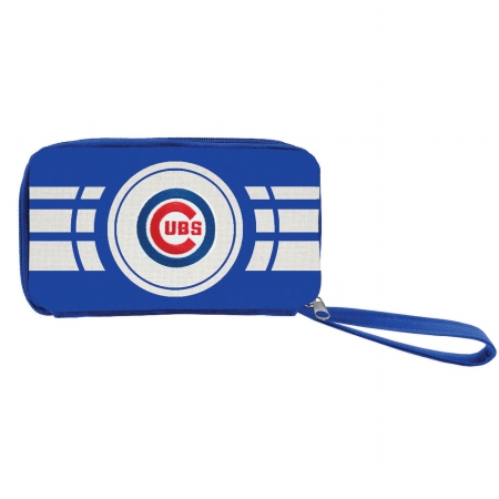 Chicago Cubs Wallet Ripple Zip Style Special Order