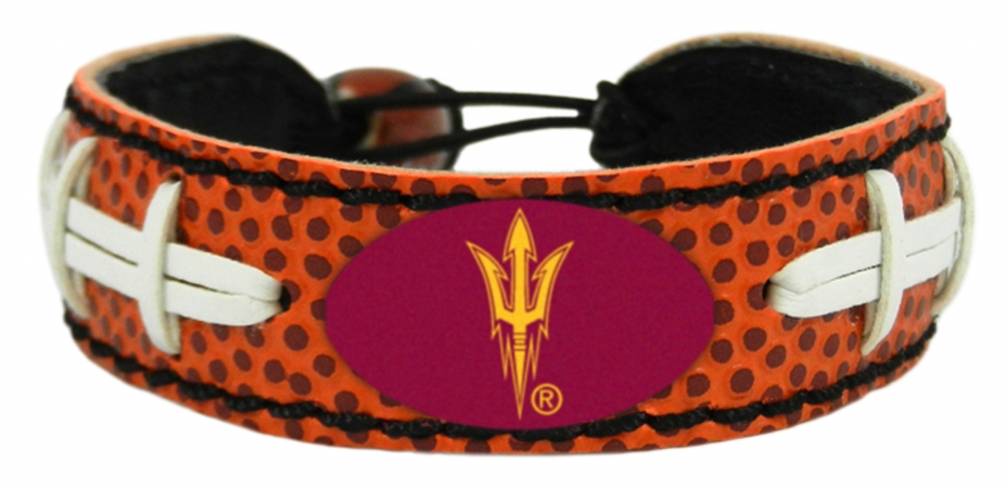Picture of Arizona State Sun Devils Pitchfork Logo Classic Football Bracelet