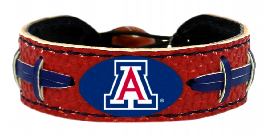Picture of Arizona Wildcats Team Color Football Bracelet