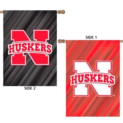Nebraska Cornhuskers Flag Double Sided Suede -  EVERGREEN ENTERPRISES, 4685187354