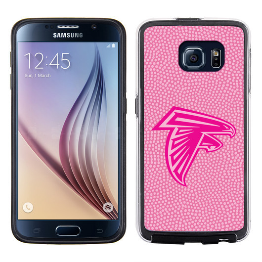 Atlanta Falcons Pink NFL Football Pebble Grain Feel Samsung Galaxy S6 Case - Special Order