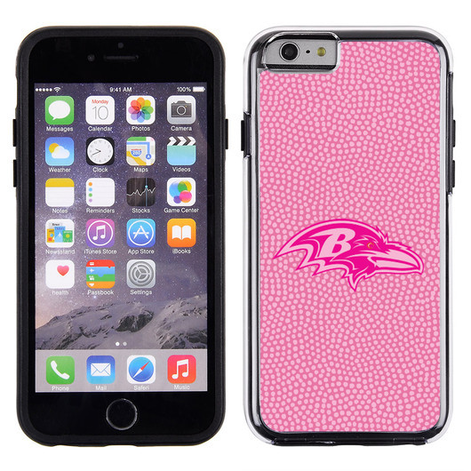 Baltimore Ravens Pink NFL Football Pebble Grain Feel IPhone 6 Case - Special Order