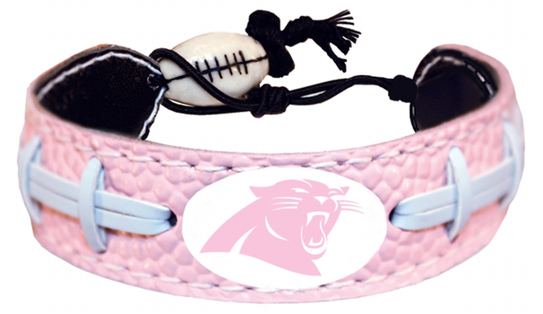 Picture of Carolina Panthers Bracelet Pink Football Alternate