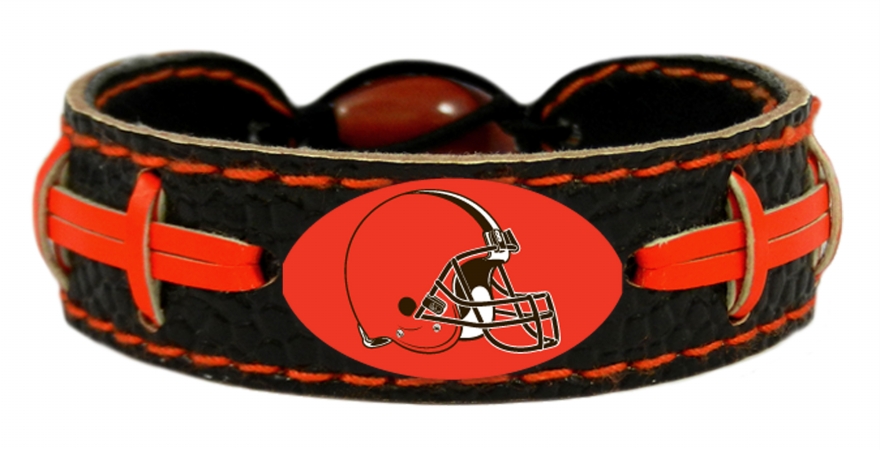 Picture of Cleveland Browns Bracelet Team Color Football