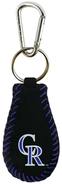 Picture of Colorado Rockies Keychain Team Color Baseball