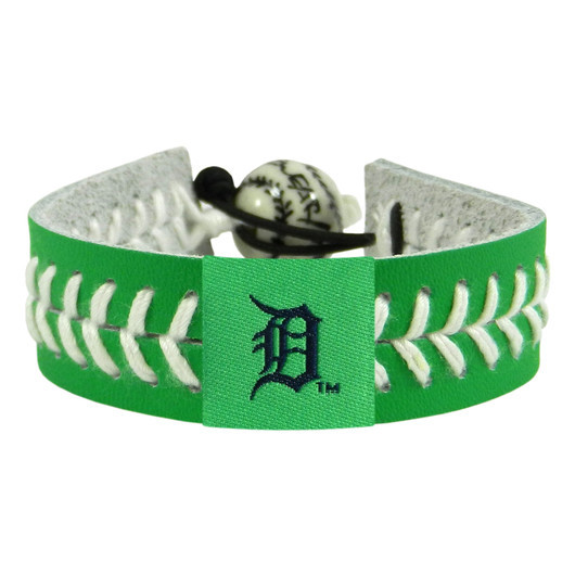 Picture of Detroit Tigers Bracelet Team Color Baseball St. Patrick&apos;s Day