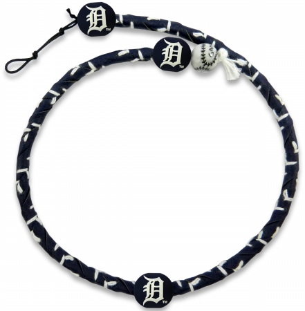 Picture of Detroit Tigers Team Color Frozen Rope Baseball Necklace