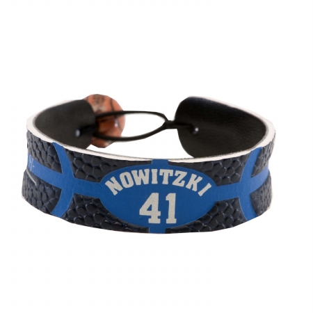 Picture of Dirk Nowitzki Team Color NBA Jersey Bracelet