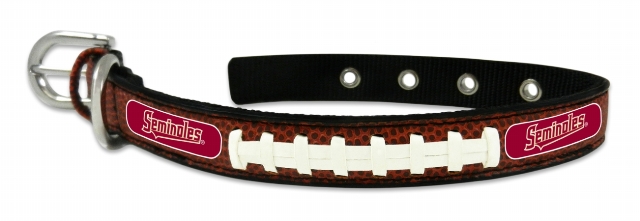 Picture of Florida State Seminoles Pet Collar Classic Leather Size Small