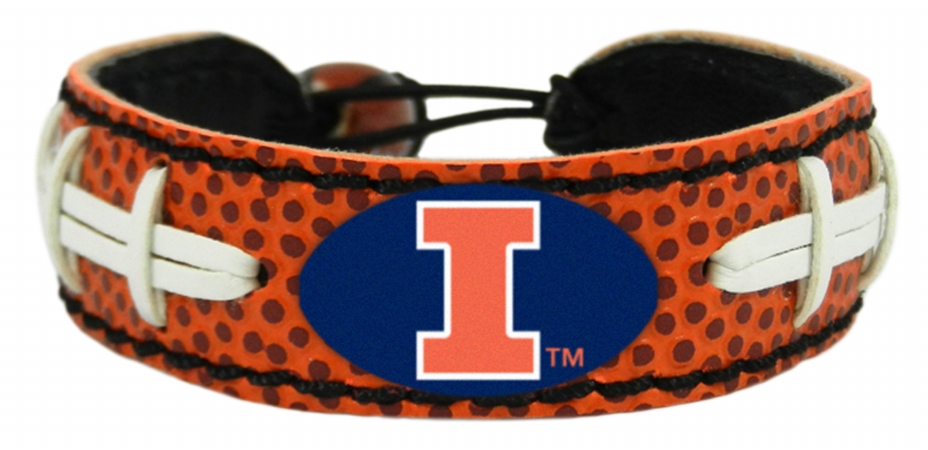 Picture of Illinois Fighting Illini Classic Football Bracelet