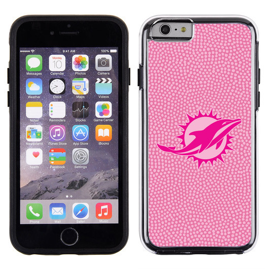 Miami Dolphins Pink NFL Football Pebble Grain Feel IPhone 6 Case - Special Order