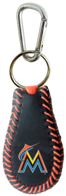 Picture of Miami Marlins Team Color Baseball Keychain