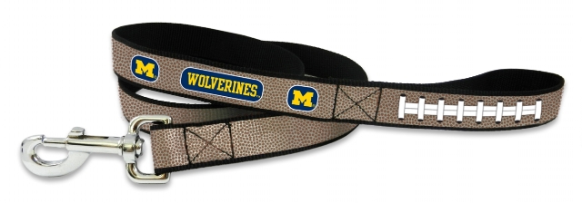 Michigan Wolverines Reflective Football Leash L