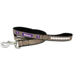 Minnesota Vikings Pet Leash Reflective Football Size Small