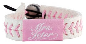 Picture of Mrs. Jeter/ New York Yankees Pink Jersey Bracelet