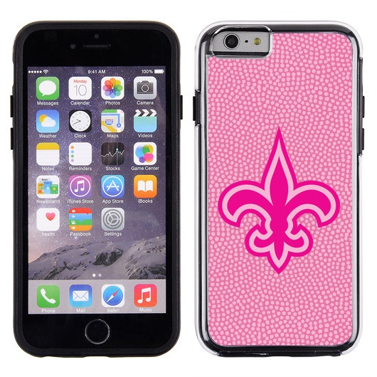 New Orleans Saints Pink NFL Football Pebble Grain Feel IPhone 6 Case - Pink