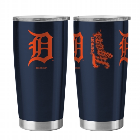 Picture of Detroit Tigers Travel Tumbler 20oz Ultra Silver