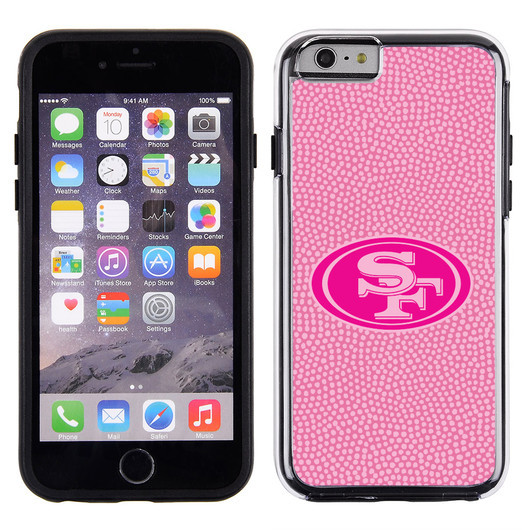 San Francisco 49ers Pink NFL Football Pebble Grain Feel IPhone 6 Case