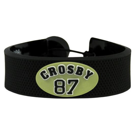 Picture of Pittsburgh Penguins Bracelet Team Color Jersey Sidney Crosby Design
