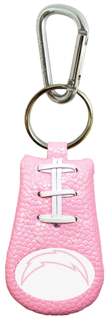 Picture of Los Angeles Chargers Keychain Football Pink