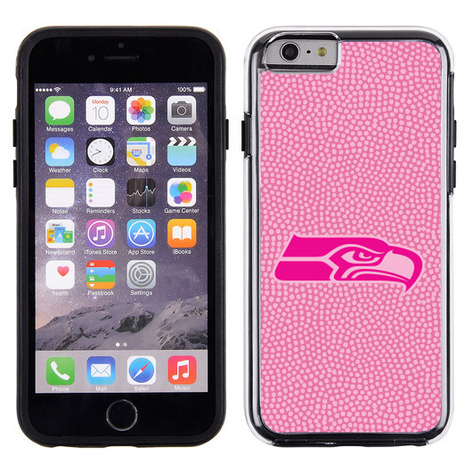 Seattle Seahawks Pink NFL Football Pebble Grain Feel IPhone 6 Case