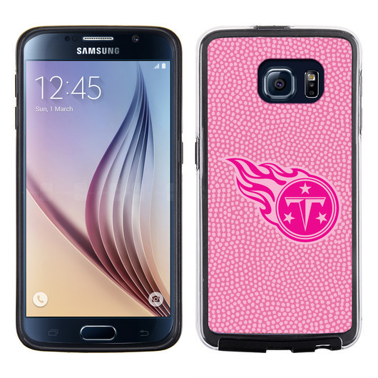 Tennessee Titans Pink NFL Football Pebble Grain Feel Samsung Galaxy S6 Case - Special Order