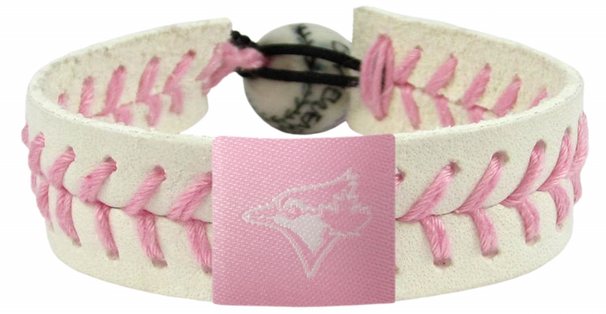 Toronto Blue Jays Bracelet Baseball Pink