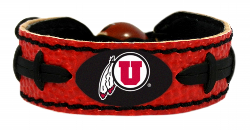 Utah Utes Team Color Football Bracelet